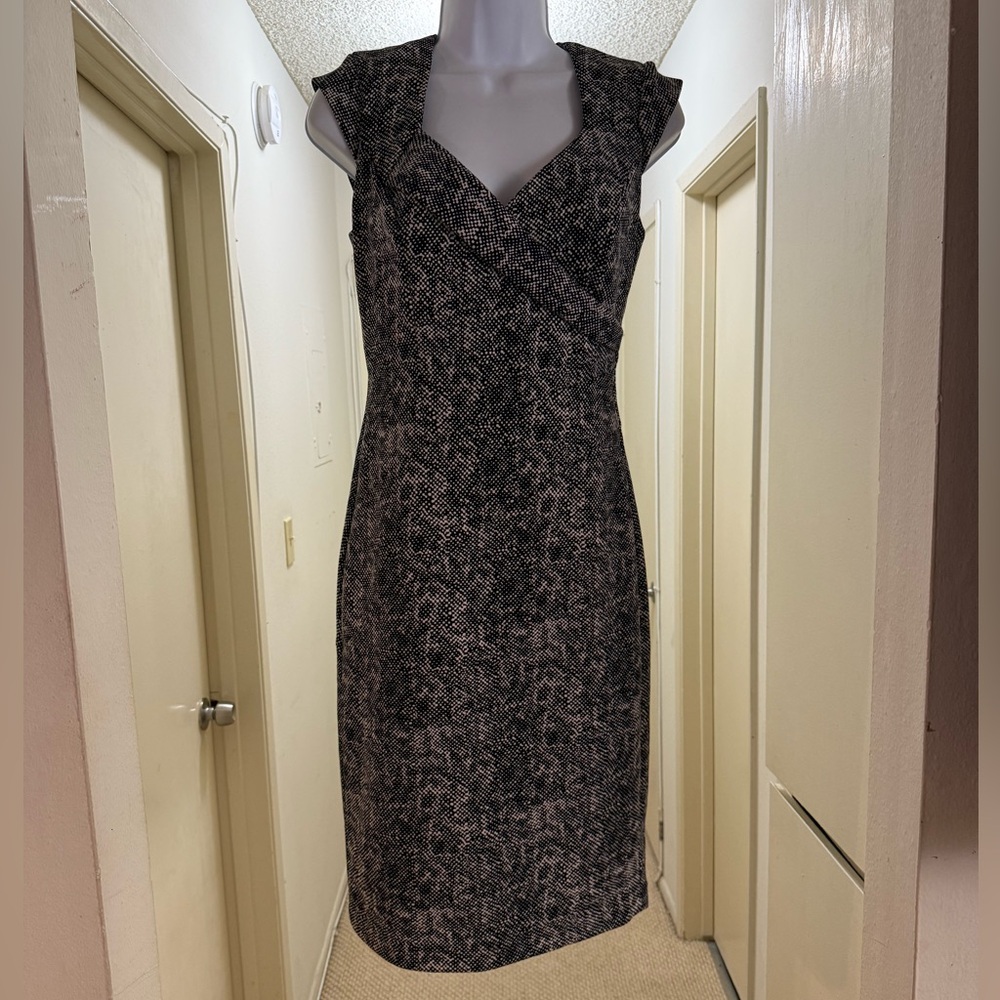 Black House | White Market Black and White Print Dress - Size 2